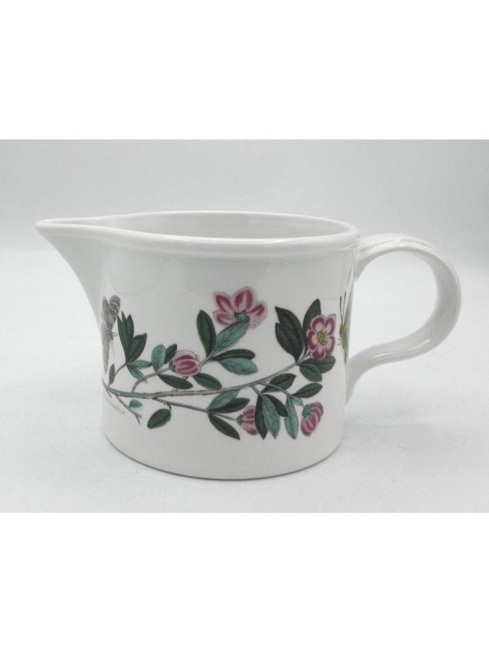 Portmeirion Botanic Garden 16 oz. Gravy Boat/Pitcher Rhododendron Pattern: PRTBO